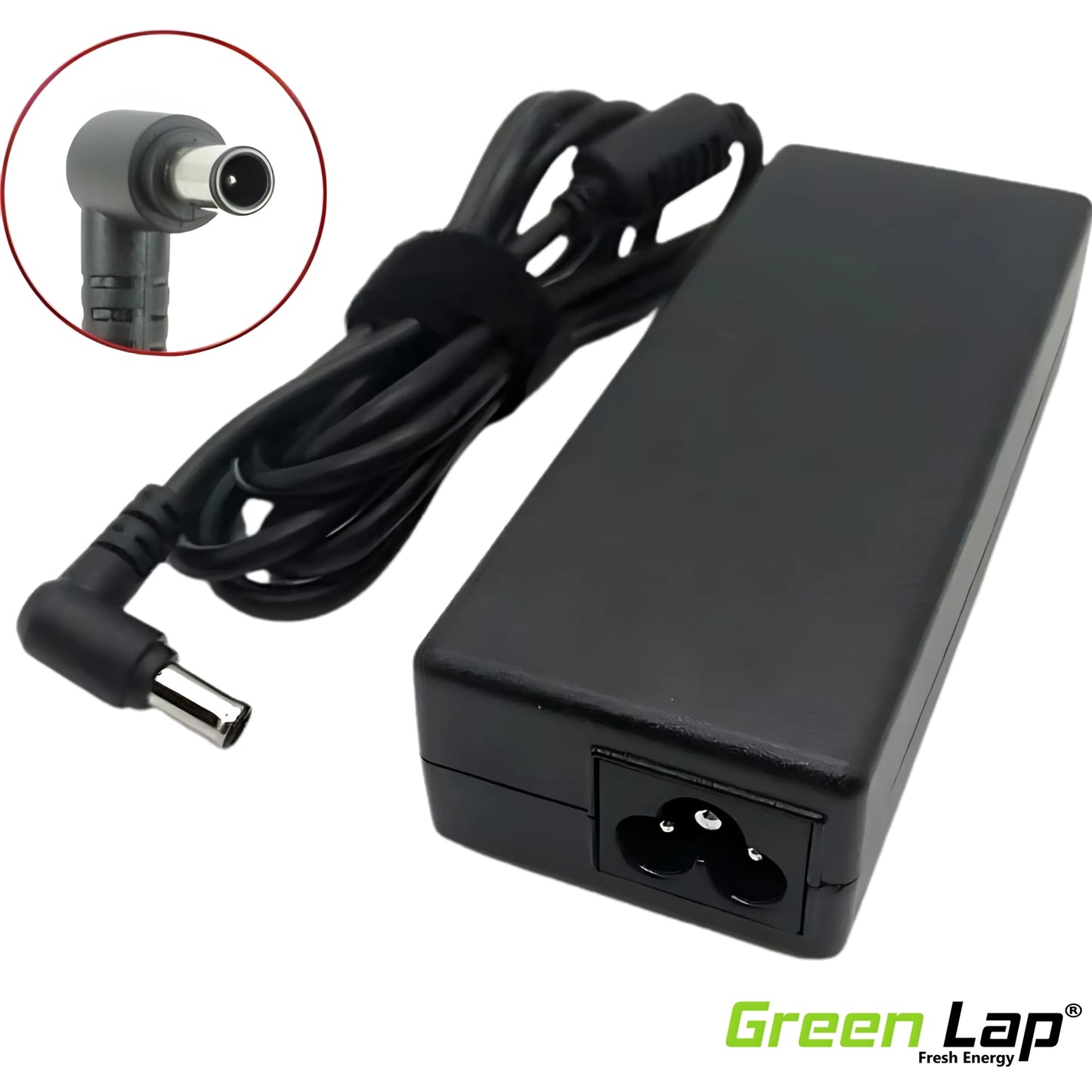Green Lap – Fresh Energy® Laptop Adapter Charger – Compatible Replacement for Sony Laptops – 19.5V Output – (6.5mm × 4.4mm Pin) – Available in 76W | 92W