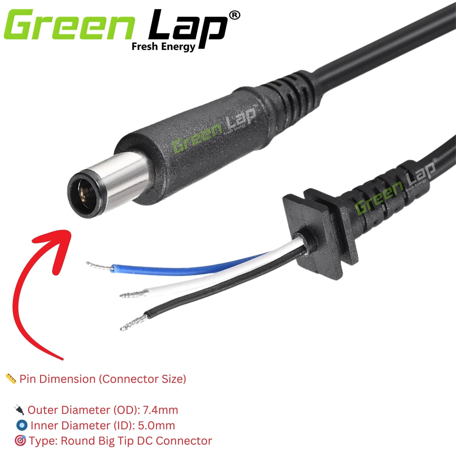 DC CABLE DELL 7.4*5.0MM