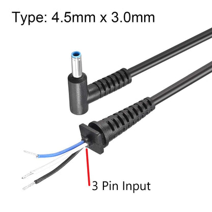 Green Lap – Fresh Energy® Replacement Laptop Adapter DC Cable (Pin Size: 4.5mm × 3.0mm) – Compatible with HP Blue Pin Tip Models – DC Cable Only, Not a Complete Charger