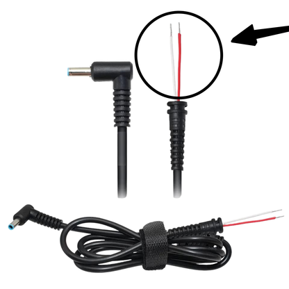 Green Lap – Fresh Energy® Replacement Laptop Adapter DC Cable (Pin Size: 4.5mm × 3.0mm) – Compatible with HP Blue Pin Tip Models – DC Cable Only, Not a Complete Charger