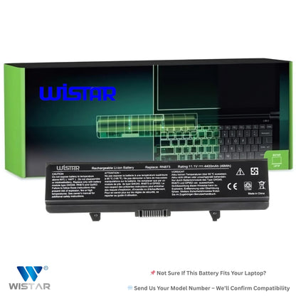 Wistar® Laptop Battery – Compatible with for Dell Inspiron 1525, 1545, 1546, 1750 & Vostro 500 | 6 Cell |  PP29L, PP41L, GW240, GP952, M911G, RN873