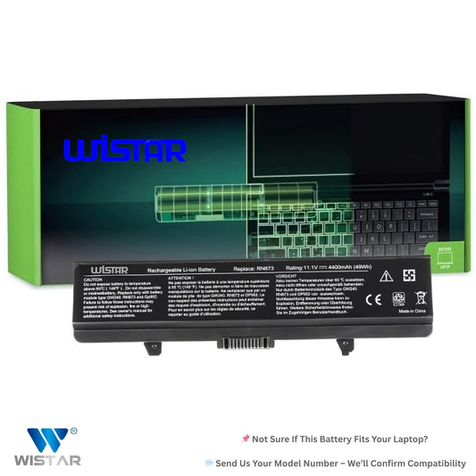 Wistar® Laptop Battery – Compatible with for Dell Inspiron 1525, 1545, 1546, 1750 & Vostro 500 | 6 Cell |  PP29L, PP41L, GW240, GP952, M911G, RN873