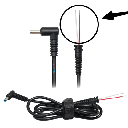 Green Lap – Fresh Energy® Replacement Laptop Adapter DC Cable (Pin Size: 4.5mm × 3.0mm) – Compatible with HP Blue Pin Tip Models – DC Cable Only, Not a Complete Charger