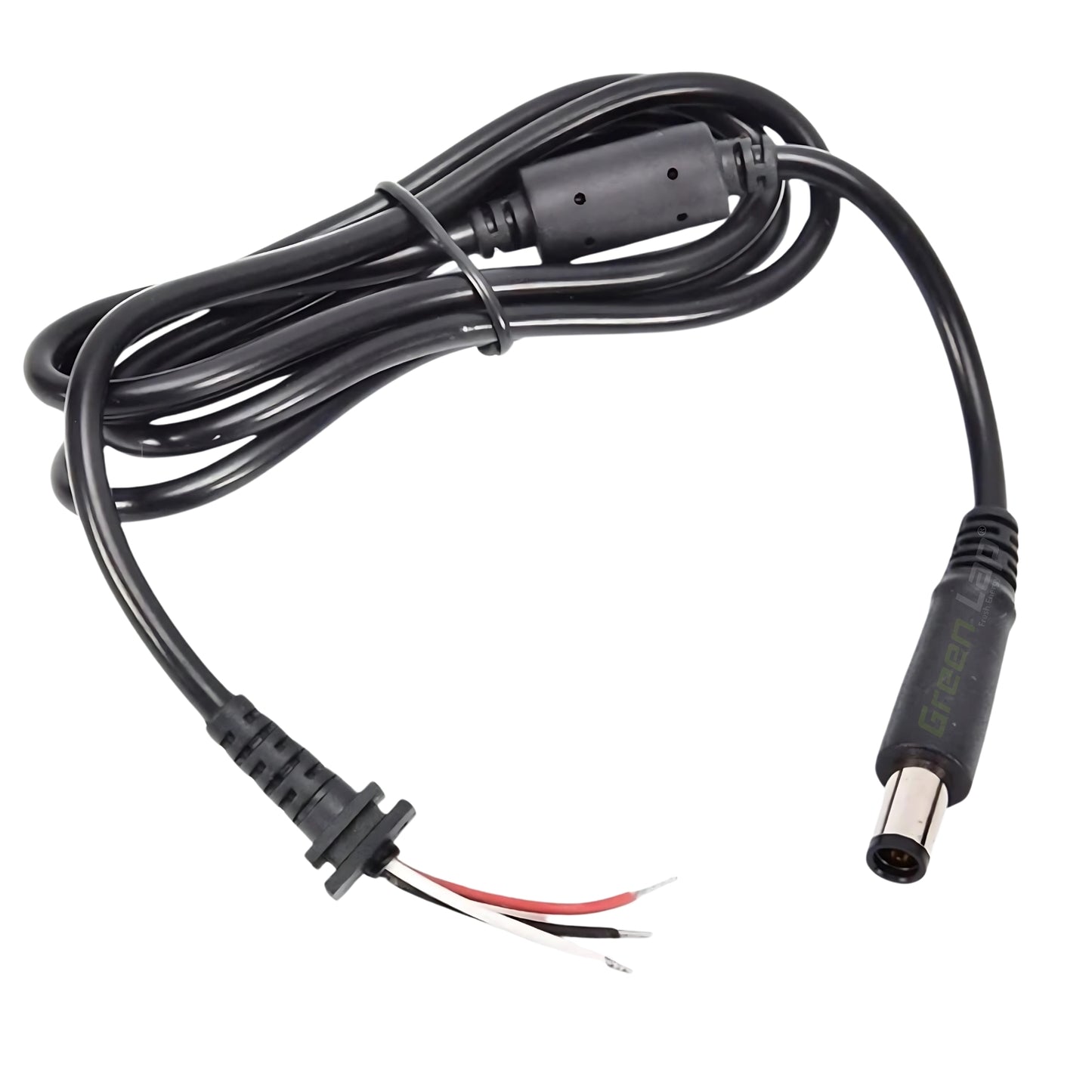 GREEN LAP - FRESH ENERGY® Replacement Laptop Adapter DC 3 Pin Cable Tip Size - (7.4mm × 5.0mm Pin) – Compatible with Dell Big Pin Tip Models – DC Power Cord Only, Not Charger