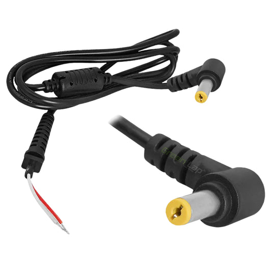 GREEN LAP - FRESH ENERGY® Replacement Laptop Adapter DC 2 Pin Cable Tip Size - (5.5mm × 1.7mm Pin) – Compatible with Acer Pin Tip Models – DC Power Cord Only, Not Charger