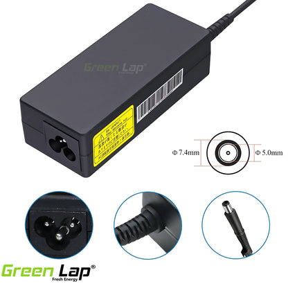 Green Lap – Fresh Energy® Laptop Adapter Charger – Compatible Replacement for Dell Laptops – 19.5V Output – (7.4mm × 5.0mm Pin) – Available in 65W | 90W