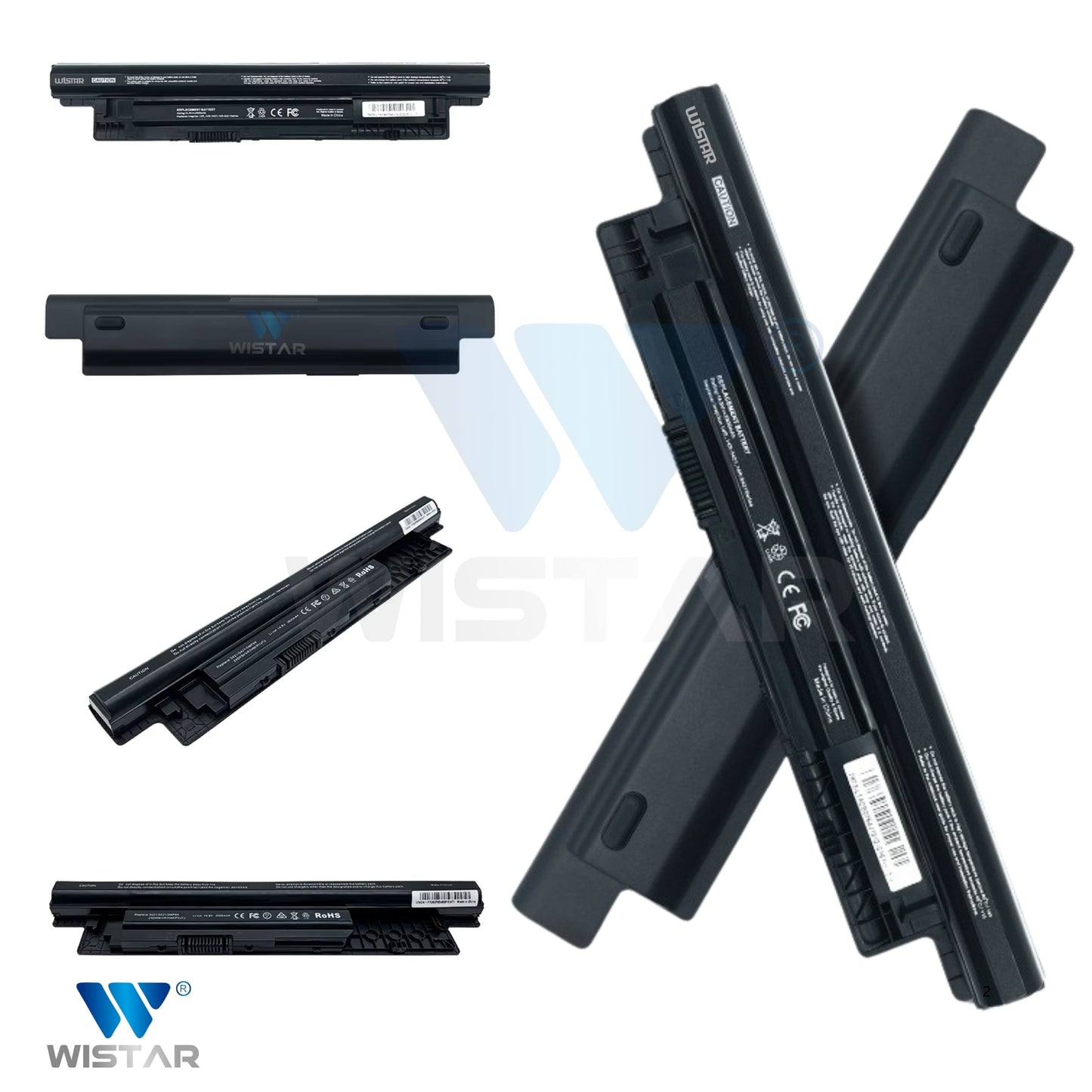 Wistar® Laptop Battery – Compatible with Dell Inspiron 15 3000 (3521, 3537, 3542, 3543, 3541), 15R (5521, 5537), 17R (5721, 5737), 14 (3421, 3442, 3443), Latitude 3440 / 3540 – XCMRD / MR90Y – 6 Cell