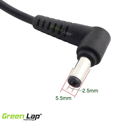 Green Lap – Fresh Energy® Replacement Laptop Adapter DC Cable (Pin Size: 5.5mm × 2.5mm) – Compatible with Lenovo Models – Not a Complete Charger