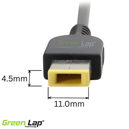 Green Lap – Fresh Energy® DC USB Pin Cable Cord | Replacement Connector Wire for Lenovo Laptop Adapter – Cable Only, Not Full Charger