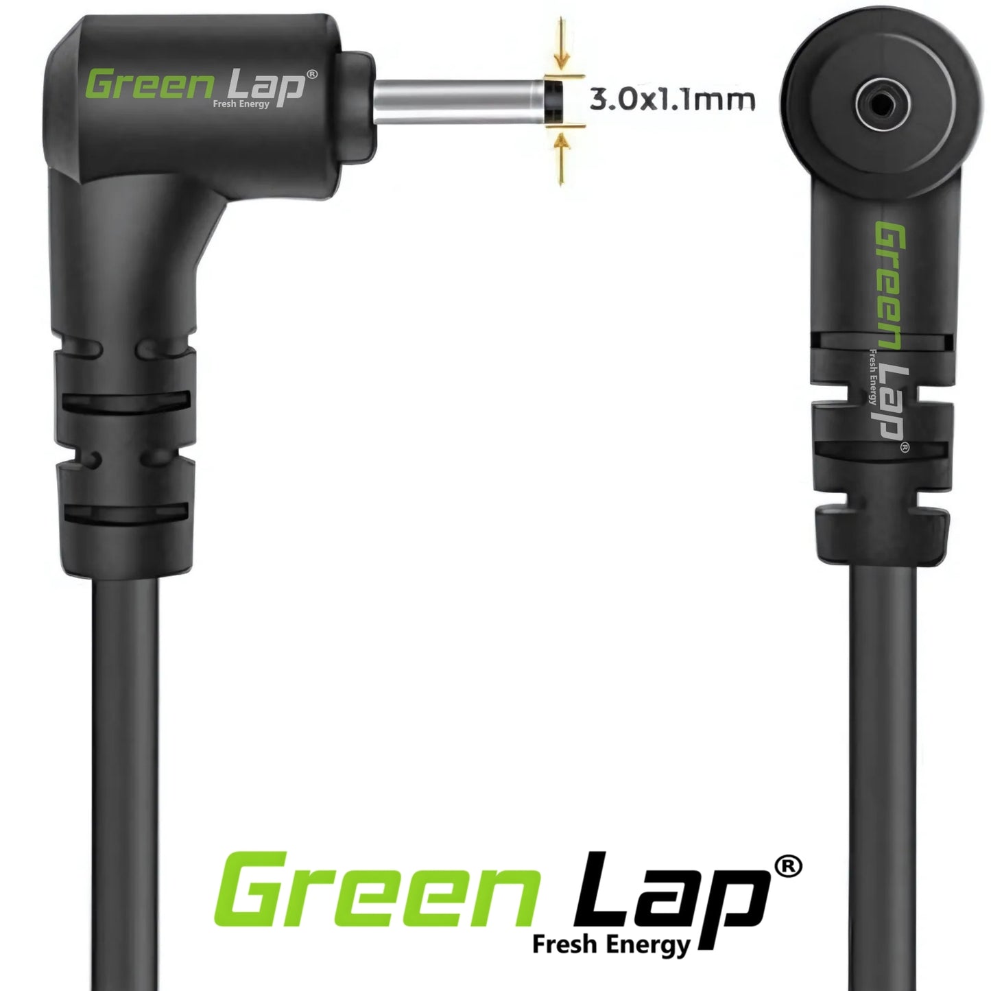 Green Lap – Fresh Energy® Laptop Adapter Charger – Compatible Replacement for Acer Laptops – 19V Output – (3.0mm × 1.1mm Pin) – Available in 45W | 65W | 90W
