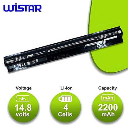 Wistar® Laptop Battery M5Y1K – Compatible with Dell Inspiron 14 3451, 15 3558, 5558, 17 5758 & Vostro 3458 3558 | 4 Cell | 2200mAh
