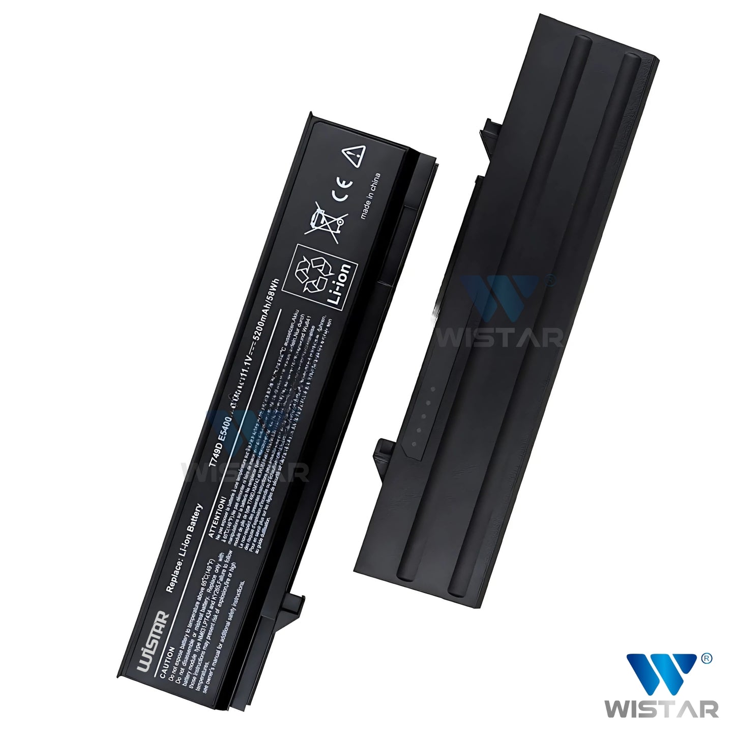 Wistar® Laptop Battery – Compatible with Battery for Dell Latitude E5400, E5410, E5500, E5510 | P/N : KM742, KM668, | 6 Cell