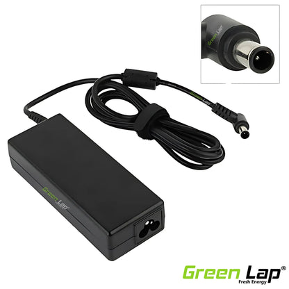 Green Lap – Fresh Energy® Laptop Adapter Charger – Compatible Replacement for Sony Laptops – 19.5V Output – (6.5mm × 4.4mm Pin) – Available in 76W | 92W