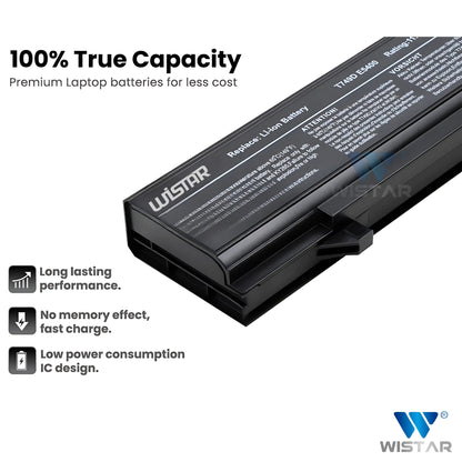 Wistar® Laptop Battery – Compatible with Battery for Dell Latitude E5400, E5410, E5500, E5510 | P/N : KM742, KM668, | 6 Cell