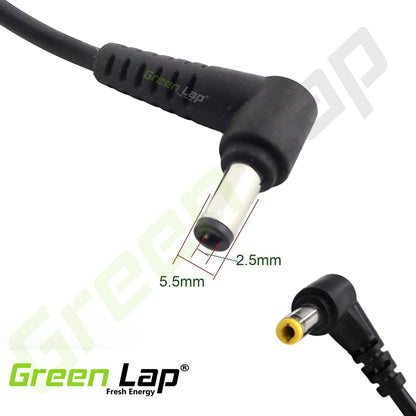 Green Lap – Fresh Energy® Laptop Adapter Charger – Compatible Replacement for Acer Laptops – 19V Output – (5.5mm × 2.5mm Pin) – Available in 65W | 90W