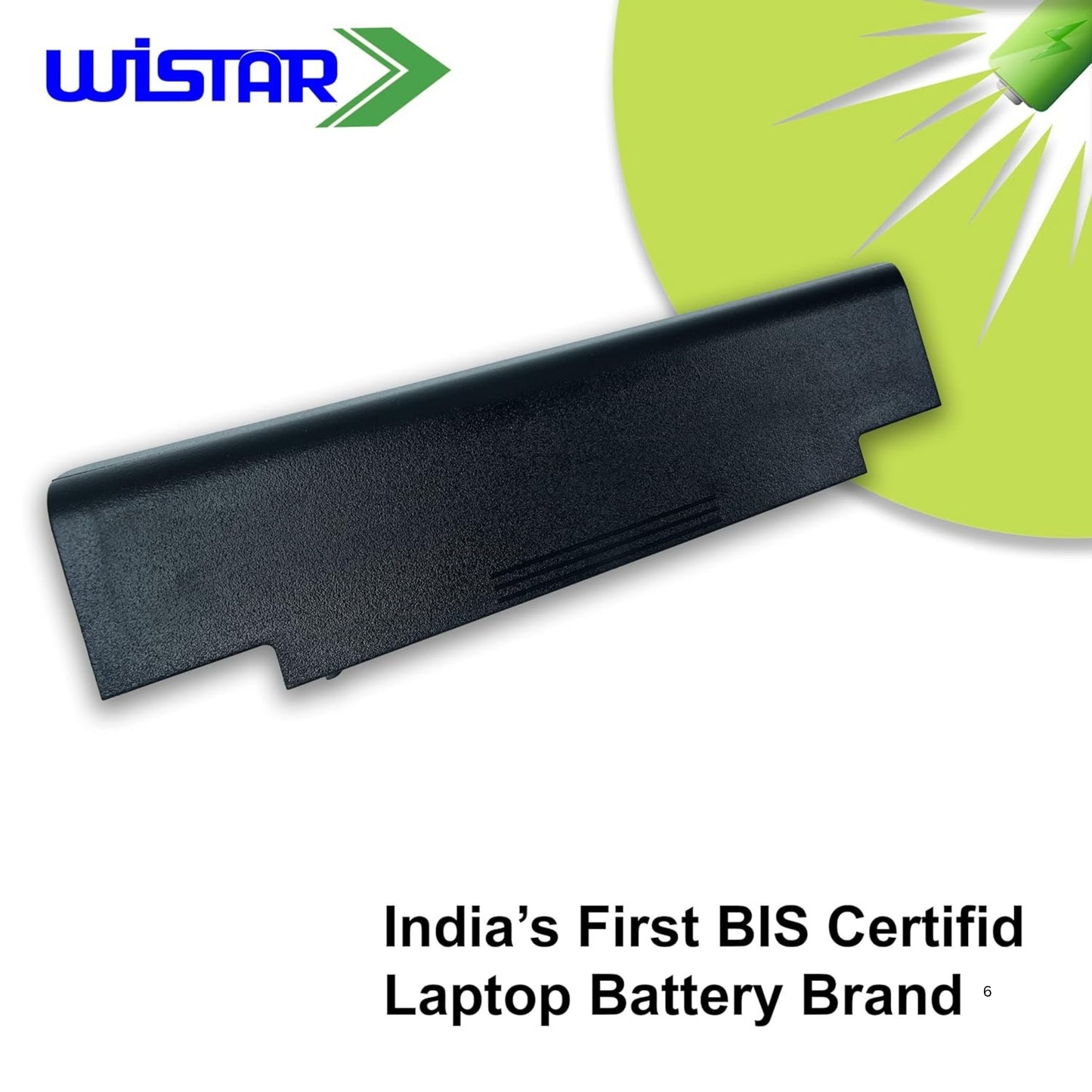 Wistar® Laptop Battery – Compitable for Dell Inspiron 15 N5010 15R N5010 N5010 N4010 N5110 14R N5110 3550 Vostro 3550 - J1KND - 6 Cell