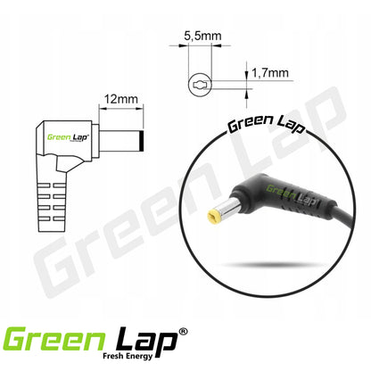 Green Lap – Fresh Energy® Laptop Adapter Charger – Compatible Replacement for Acer Laptops – 19V Output – (5.5mm × 1.7mm Pin) – Available in 45W | 65W | 90W